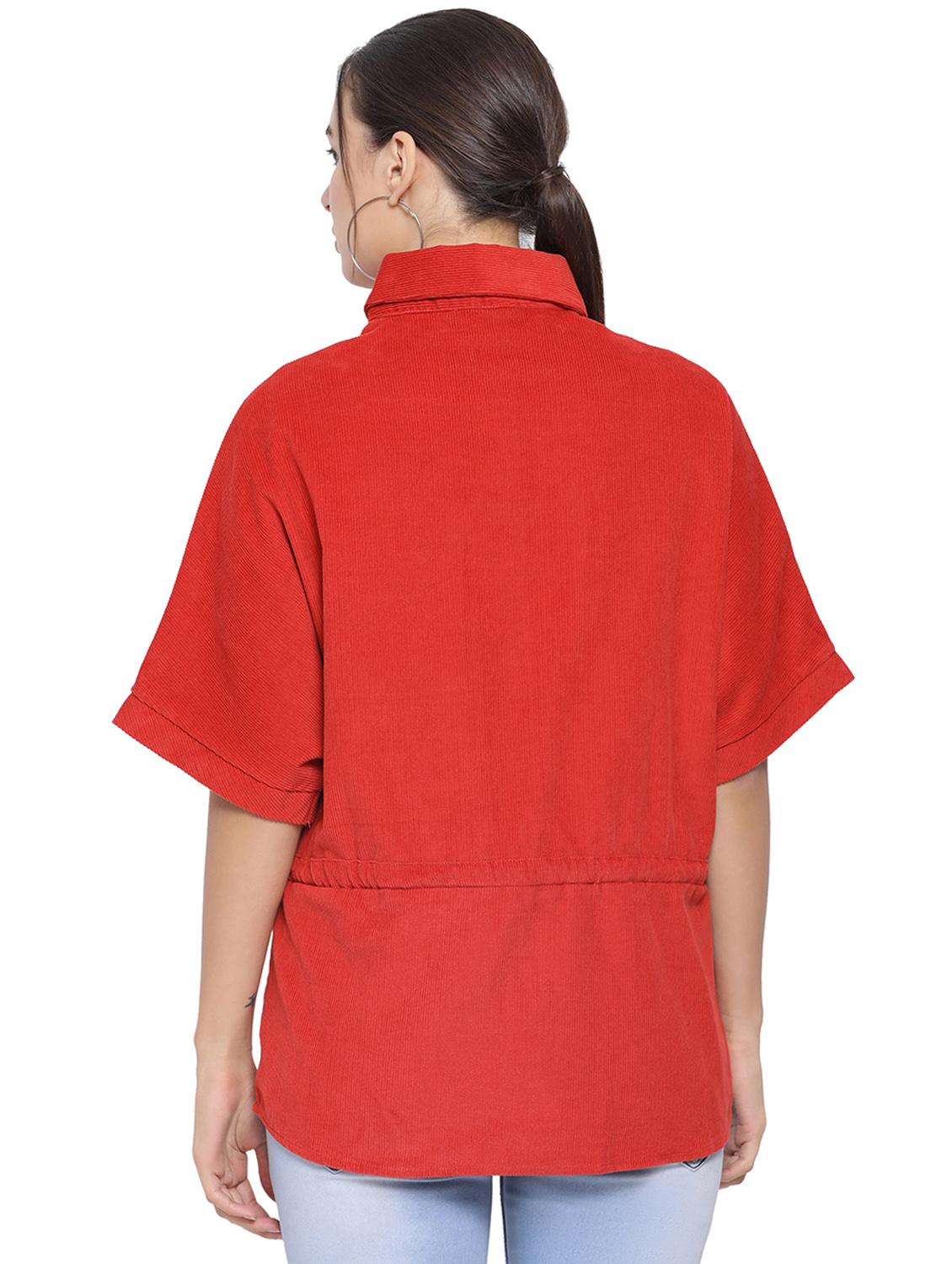 tie front pocket detail top - 16750778 - Standard Image - 2