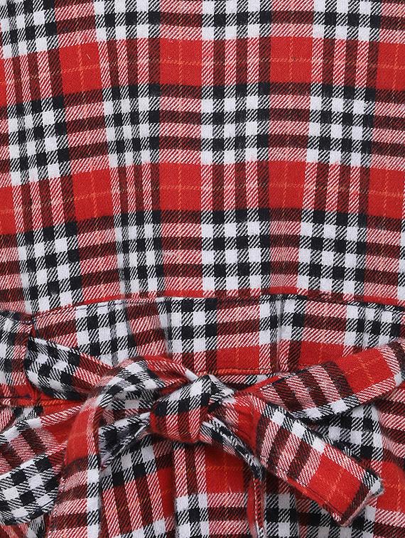 red cotton frock - 16751065 - Standard Image - 2