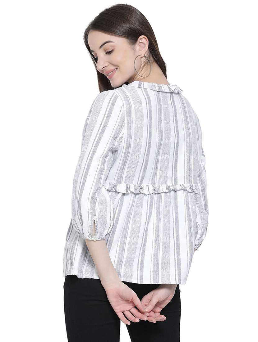 stripes print regular shrug - 16751085 - Standard Image - 2