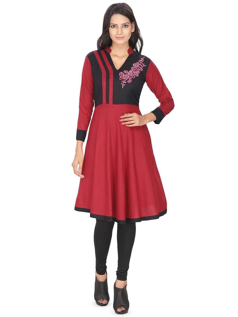 women's flared kurta