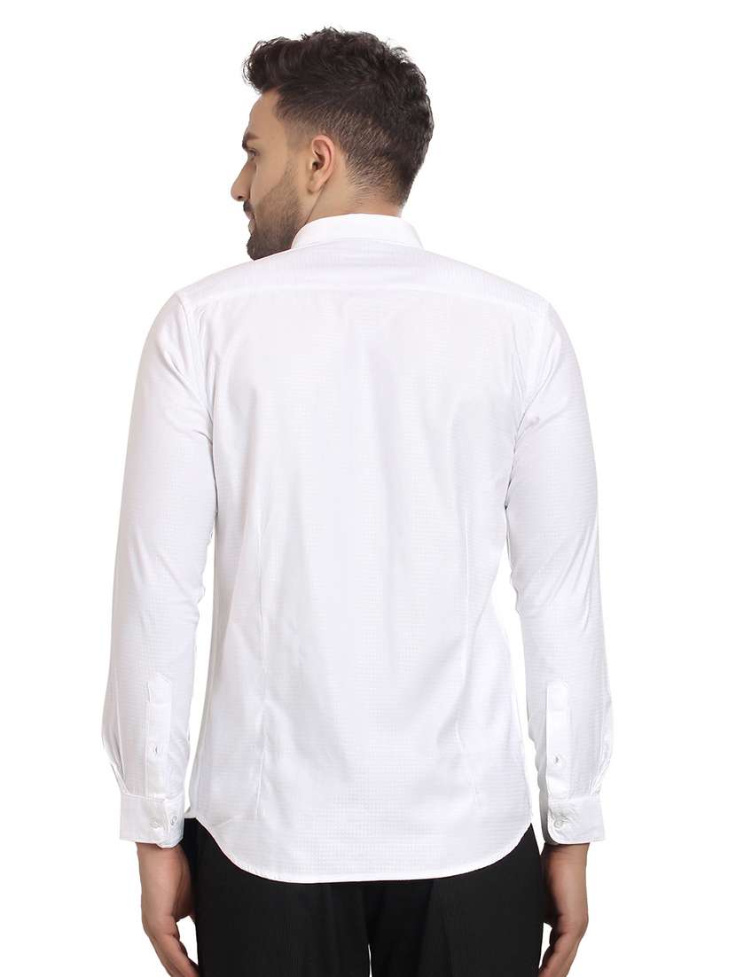 mens self design formal shirt - 16753456 - Standard Image - 2