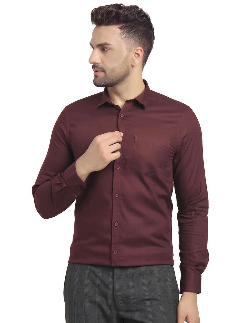 mens solids formal shirt