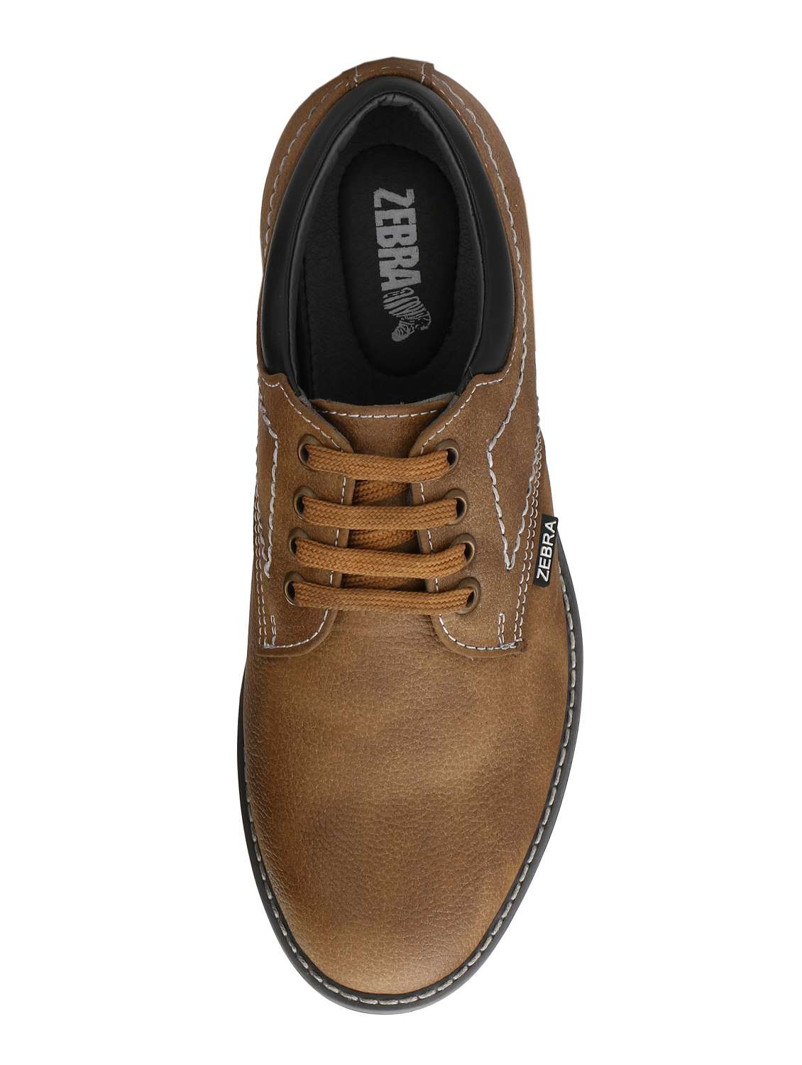 brown leatherette low ankle boots - 16753954 -  Standard Image - 2