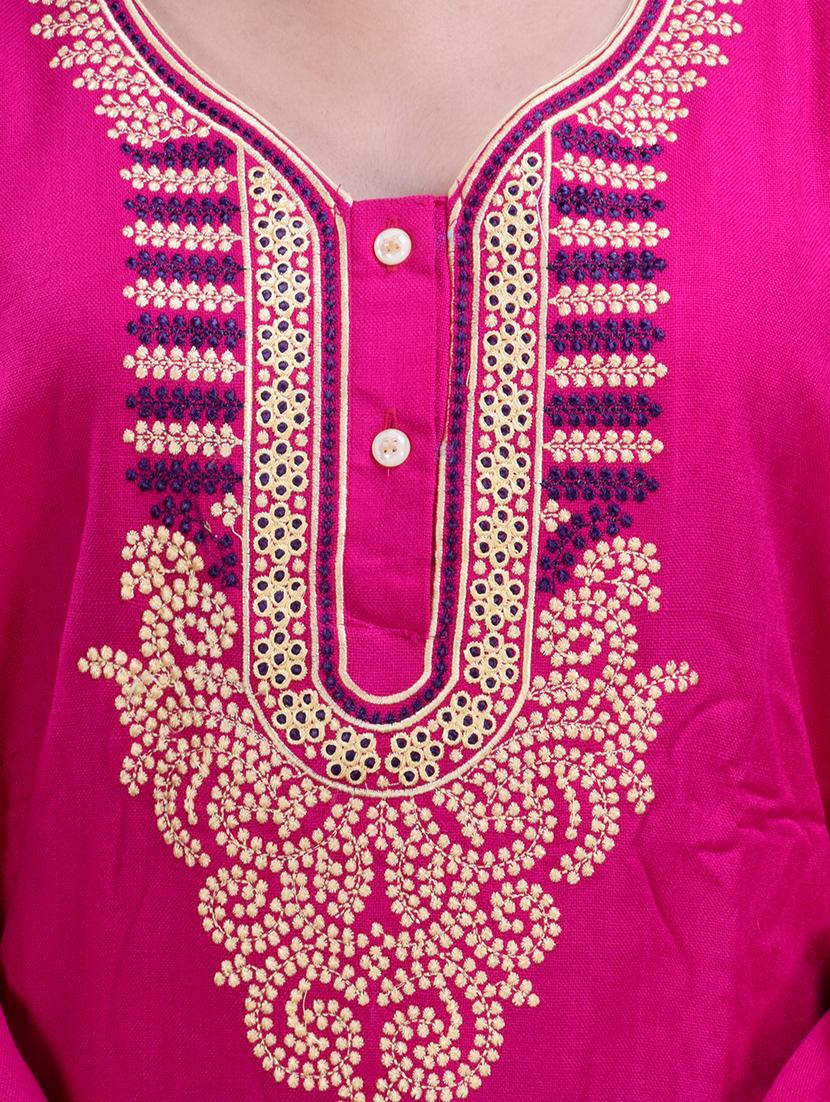 embroidered woolen nighty - 16754626 - Standard Image - 2