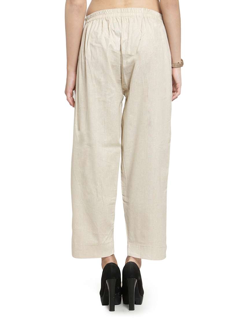 women solids ankle length tailored pants - 16757190 -  Standard Image - 2
