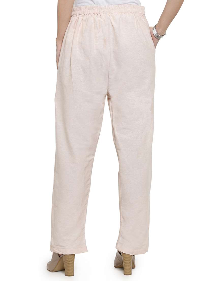 women solids full length tailored pants - 16757197 -  Standard Image - 2