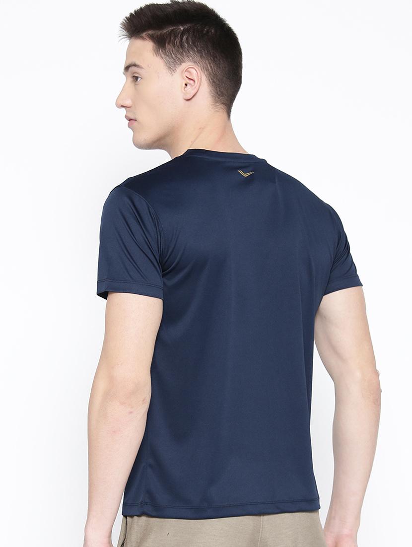 blue solid t-shirt - 16759643 - Standard Image - 2