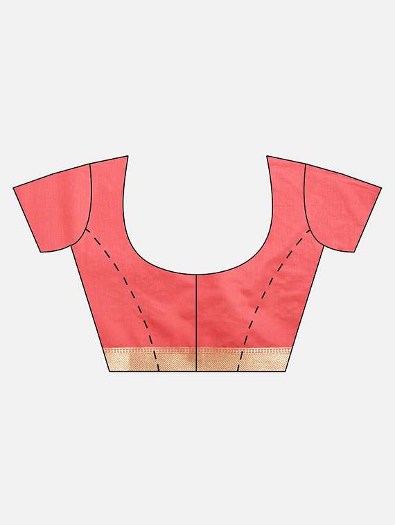 self design kanjivaram saree with blouse - 16762441 -  Standard Image - 2