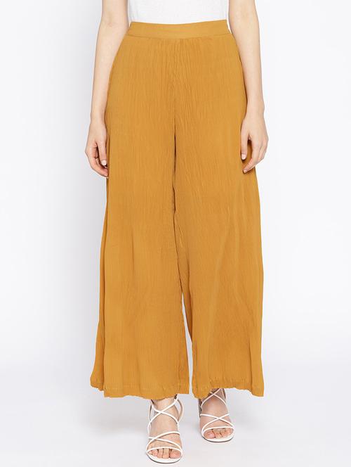 high rise accordion pleated palazzo - 16764103 - Standard Image - 0