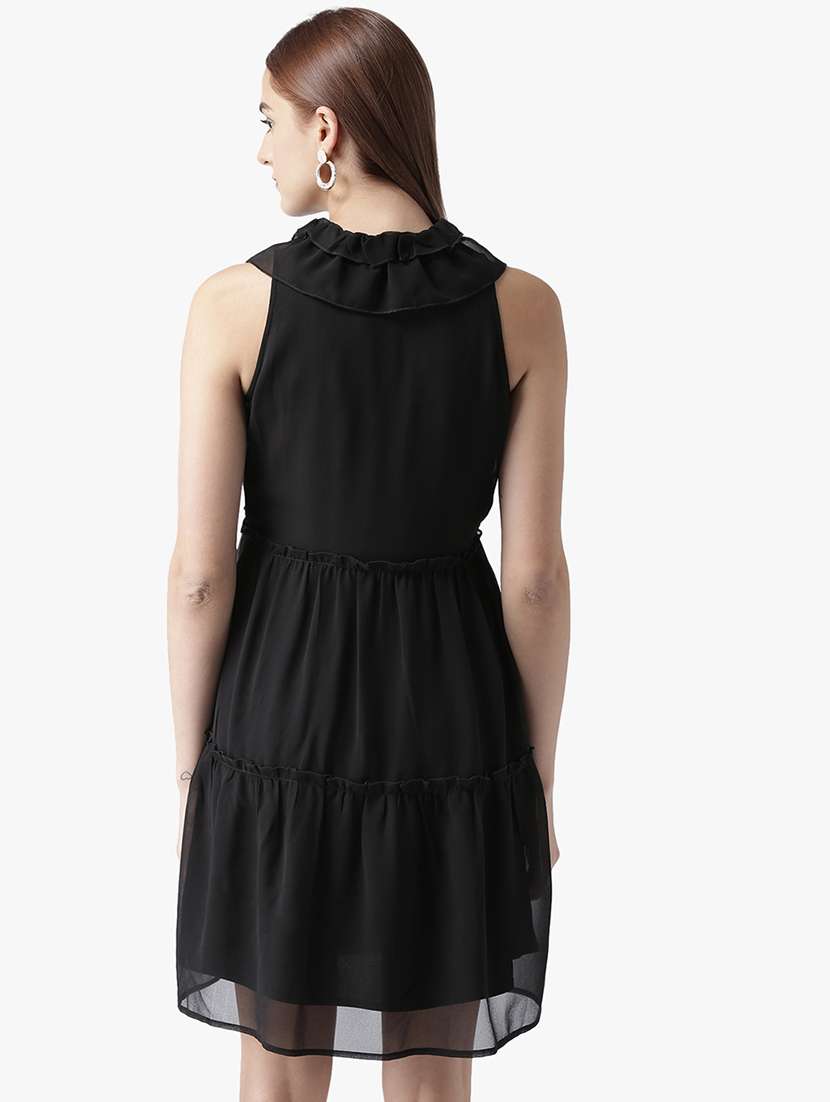 women's tiered dress solid dress - 16764124 -  Standard Image - 2