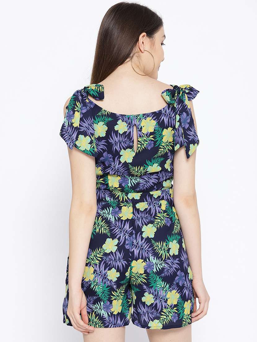 scoop neck tropical romper  - 16764134 -  Standard Image - 2