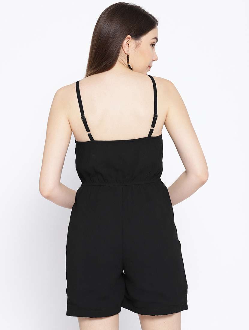 cami neck button up romper  - 16764135 -  Standard Image - 2