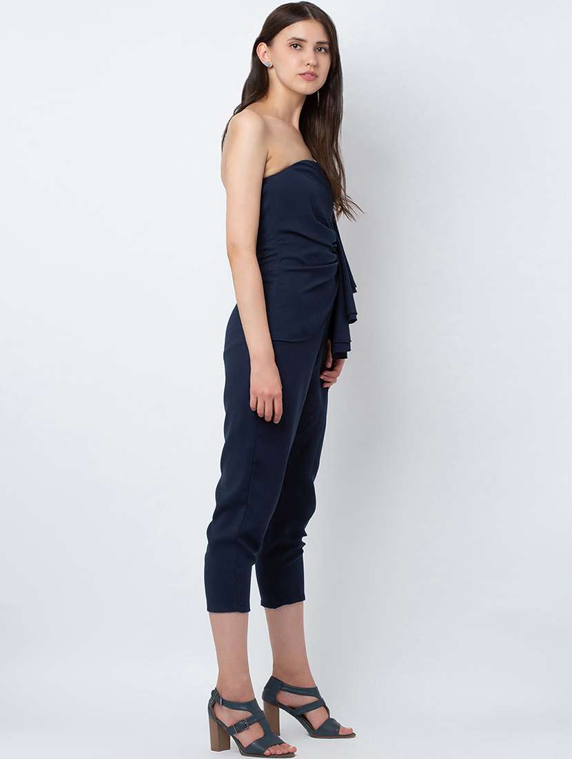 ruffle detail tube jumpsuit - 16764138 -  Standard Image - 2