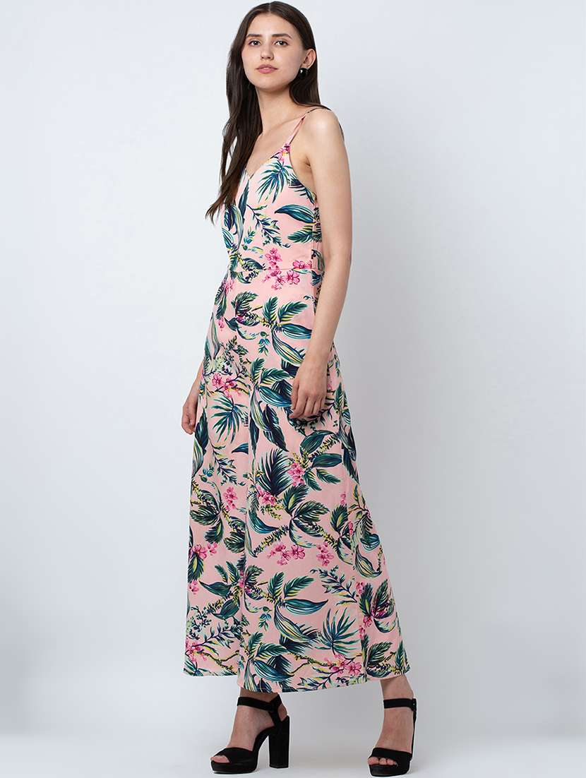 cami neck tropical jumpsuit - 16764141 -  Standard Image - 2