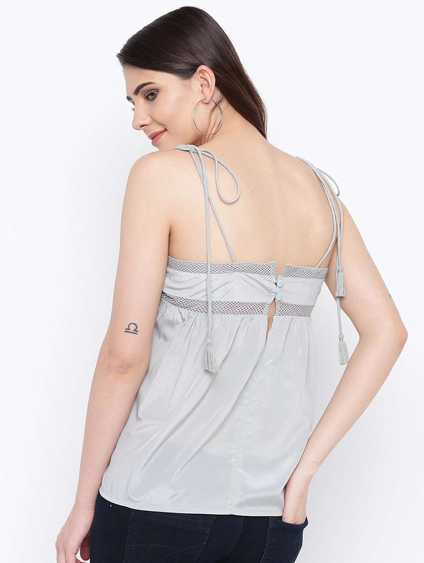 women's peplum shoulder strap top - 16764280 -  Standard Image - 2