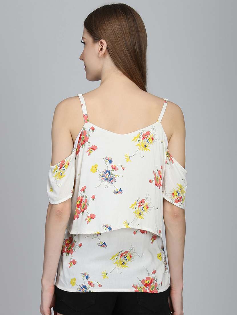 women's layered shoulder strap top - 16764318 -  Standard Image - 2