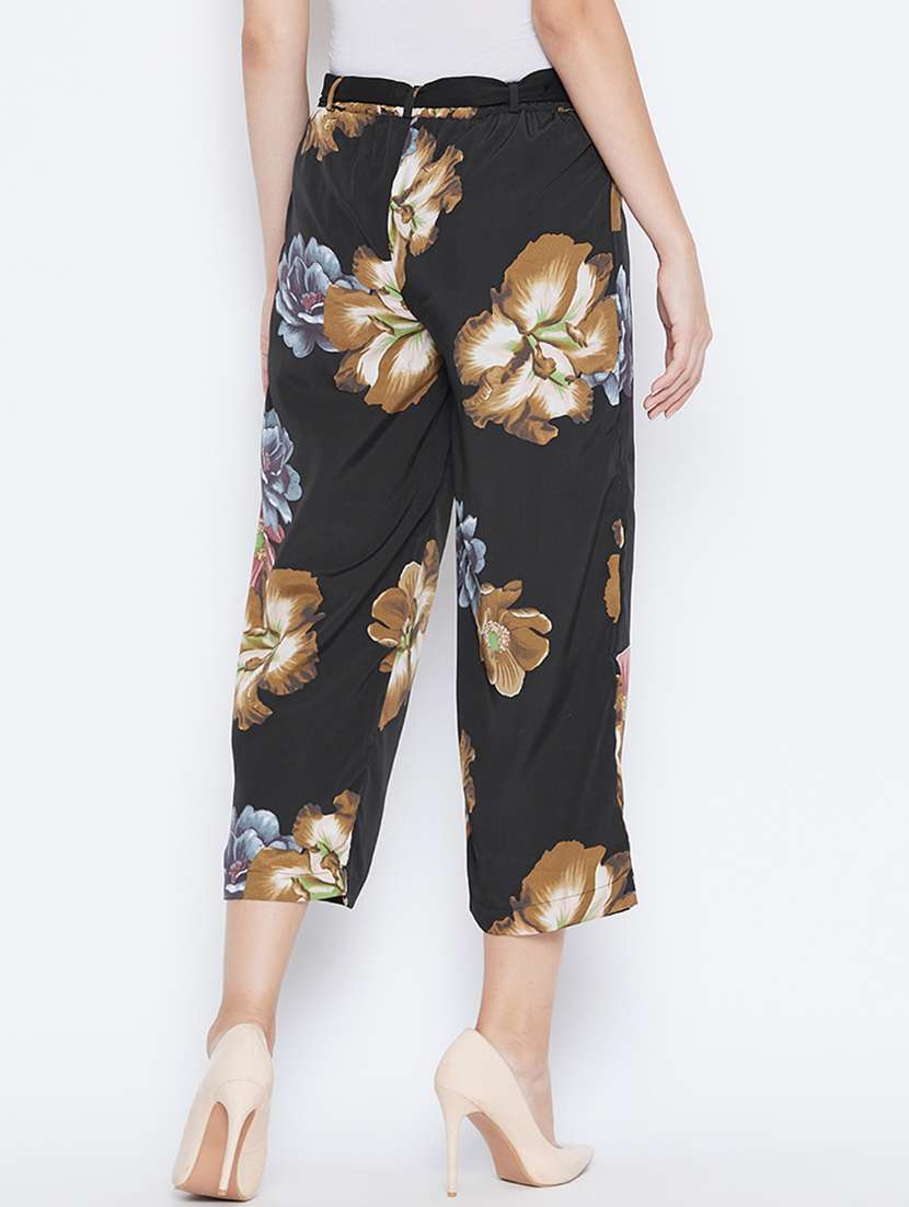 women floral printed pleated culottes - 16764363 -  Standard Image - 2