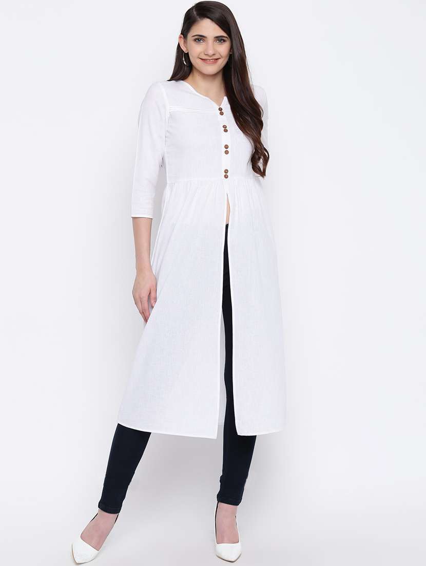 women's front slit kurta