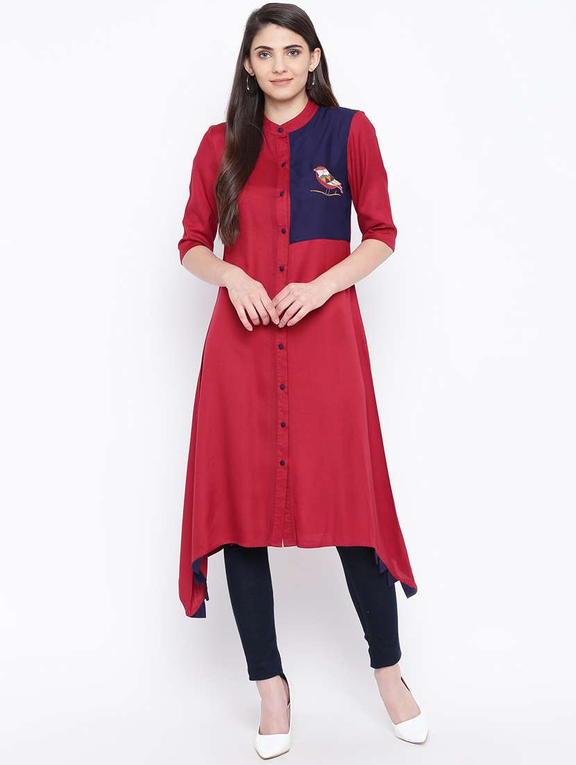 women's asymmetric kurta