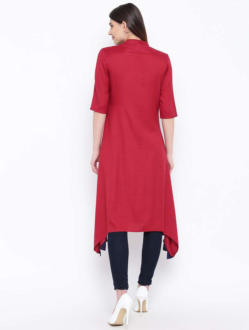women's asymmetric kurta - 16764420 -  Standard Image - 2