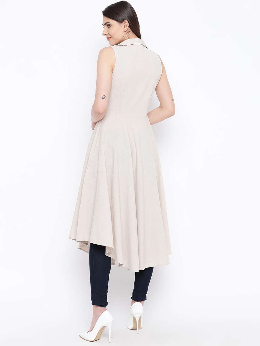Women's Flared Kurta - 16764427 -  Standard Image - 2