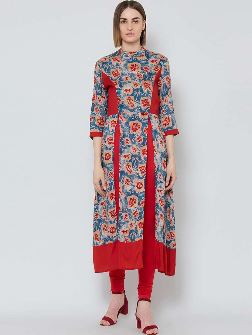 women's layered kurta
