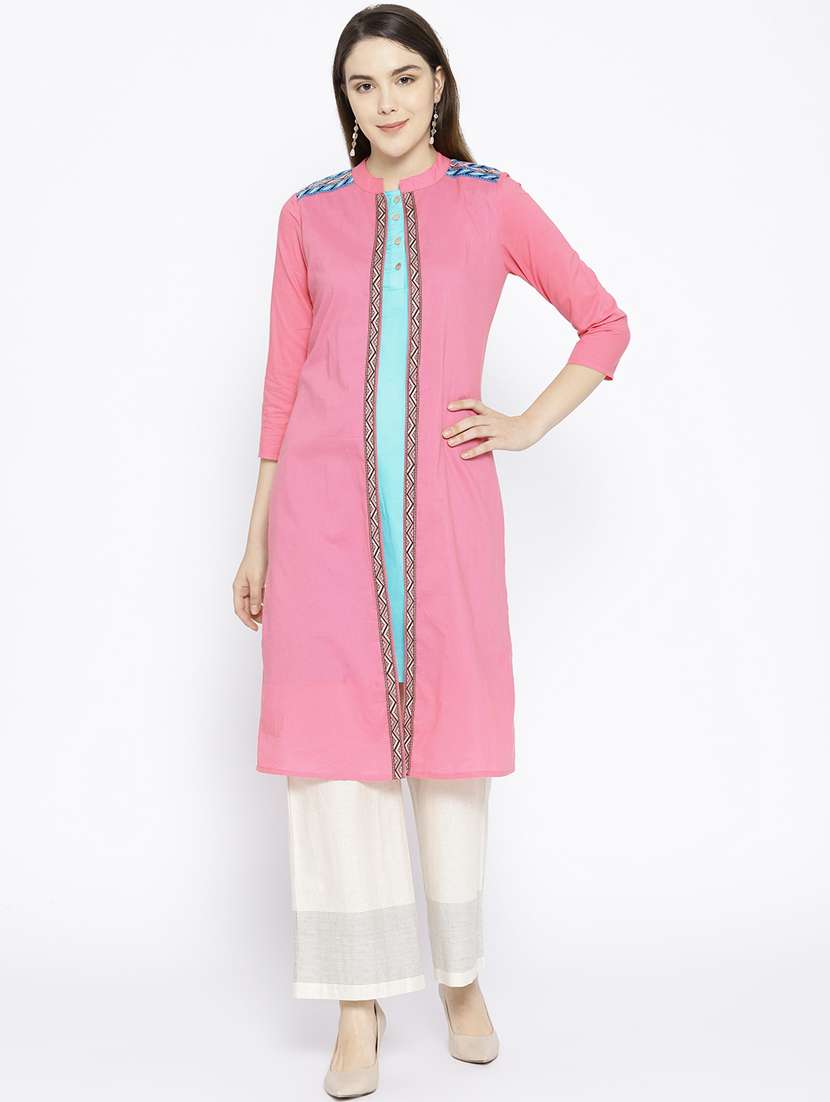 women's layered kurta