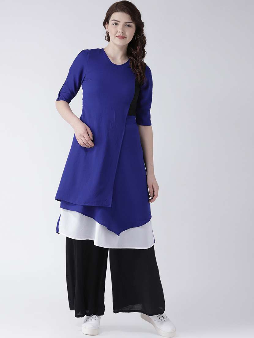 women's layered kurta