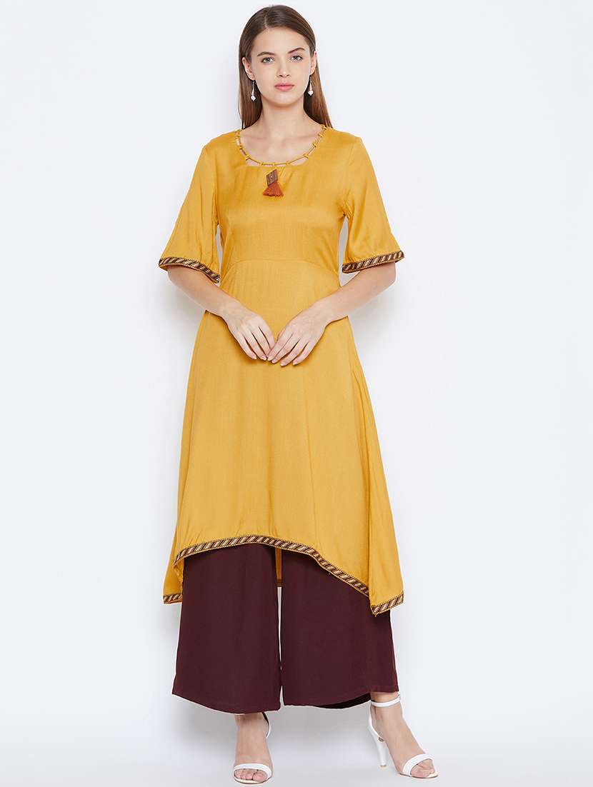 women's asymmetric kurta