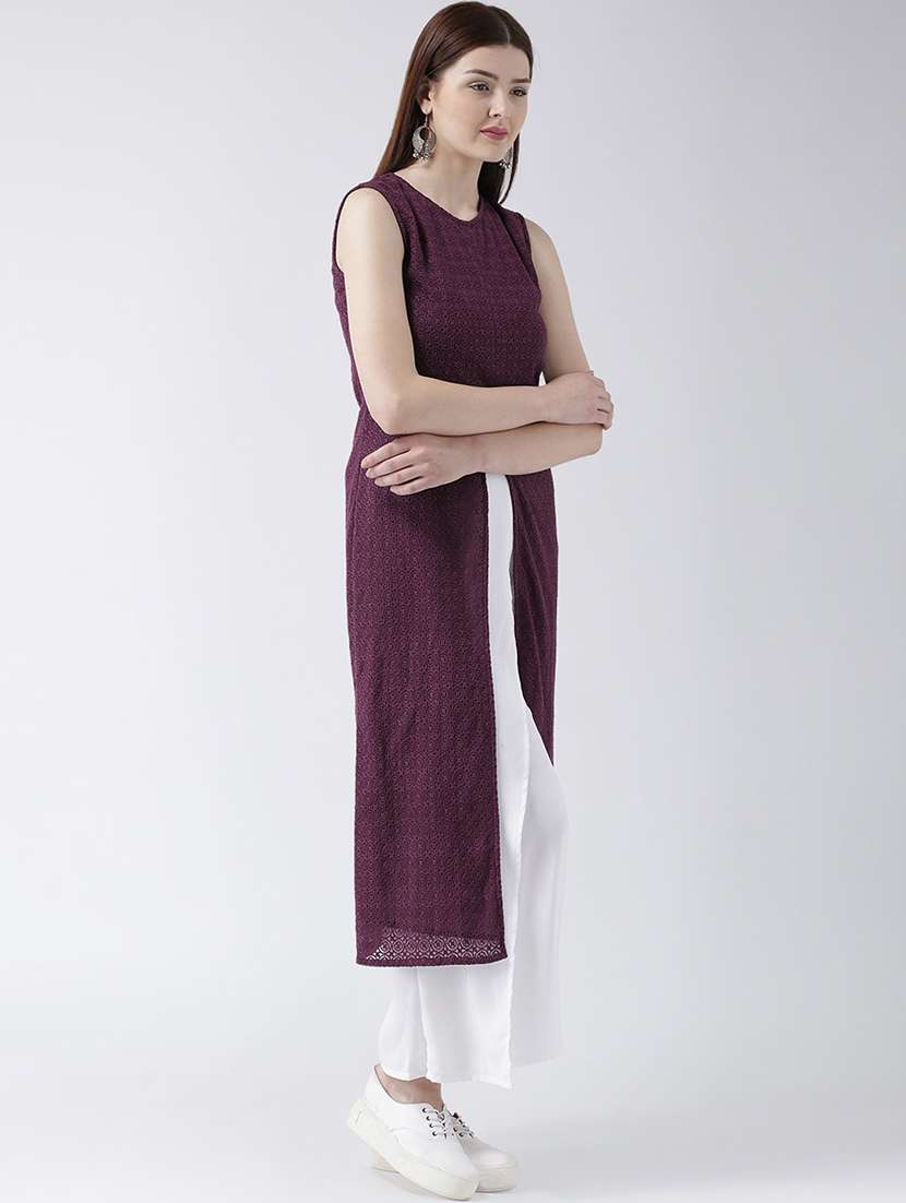 women's front slit kurta - 16764469 -  Standard Image - 2