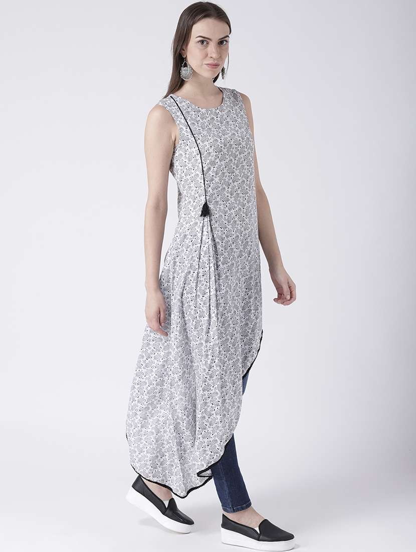 women's asymmetric kurta - 16764472 -  Standard Image - 2