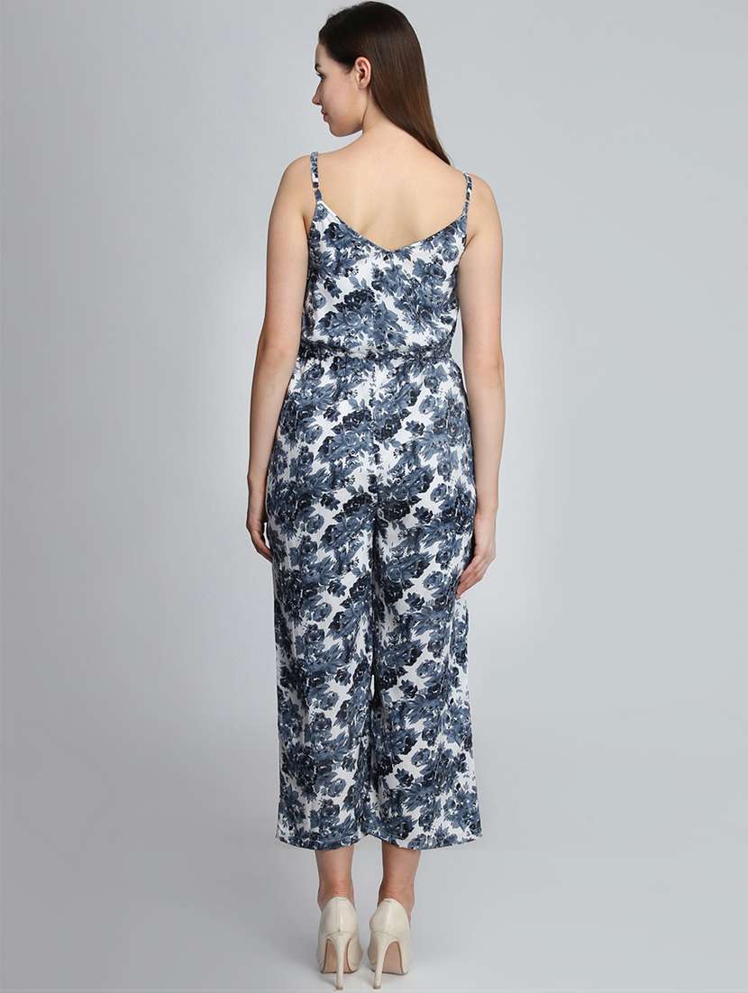 tie front floral jumpsuit - 16764731 -  Standard Image - 2