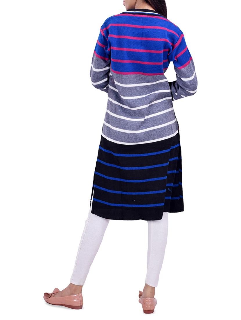striped woolen kurta - 16764963 - Standard Image - 2