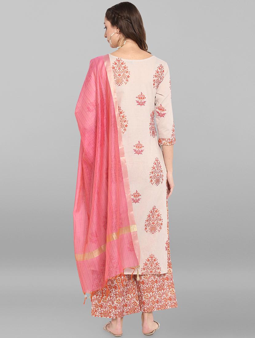 floral kurta suit set - 16765168 - Standard Image - 2