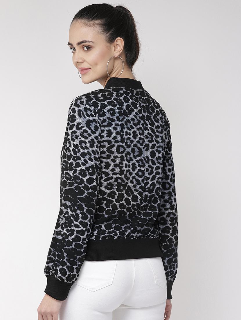 long sleeved animal print jacket - 16765258 -  Standard Image - 2