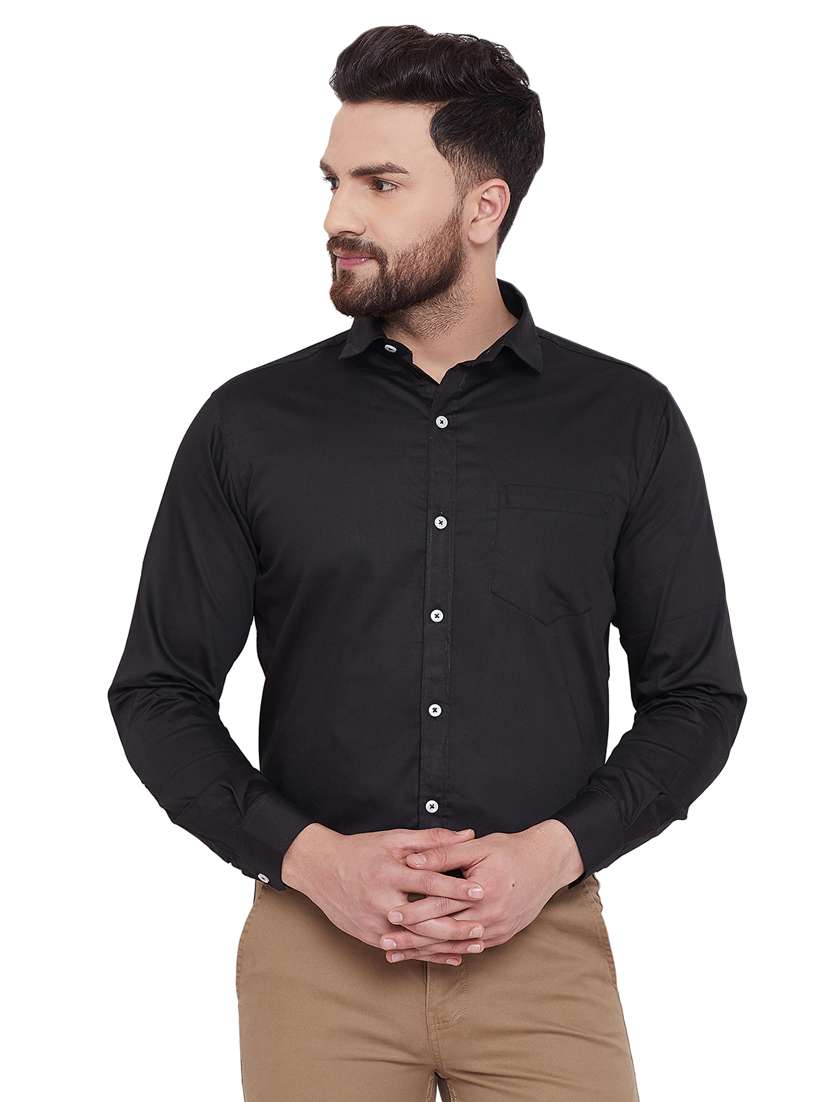 mens solids formal shirt