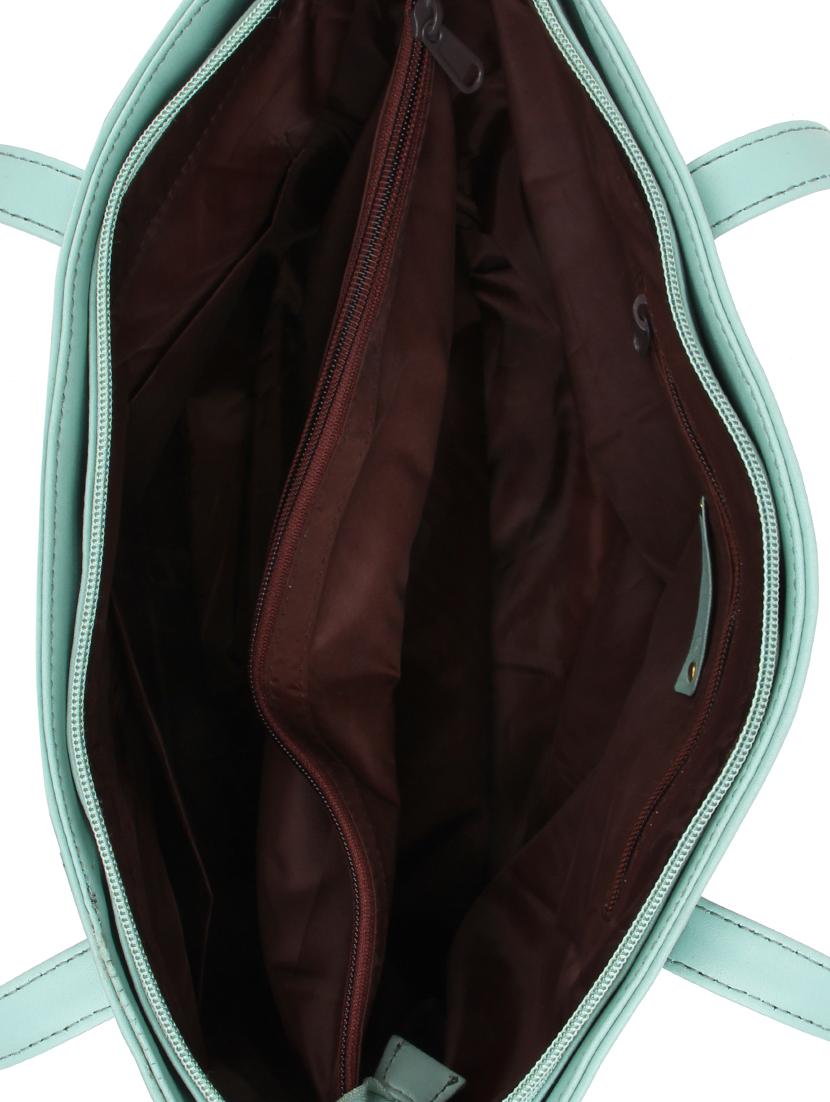 green leatherette regular handbag - 16769587 - Standard Image - 2