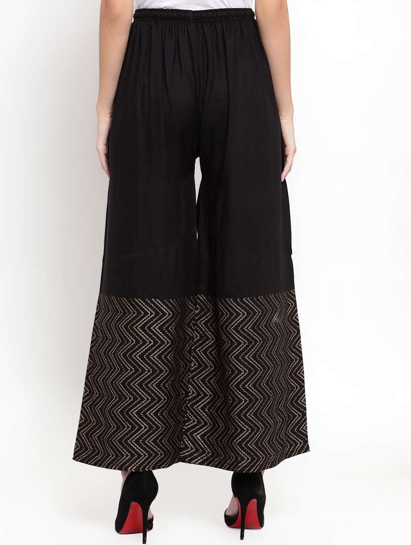 printed flared palazzo  - 16769819 -  Standard Image - 2