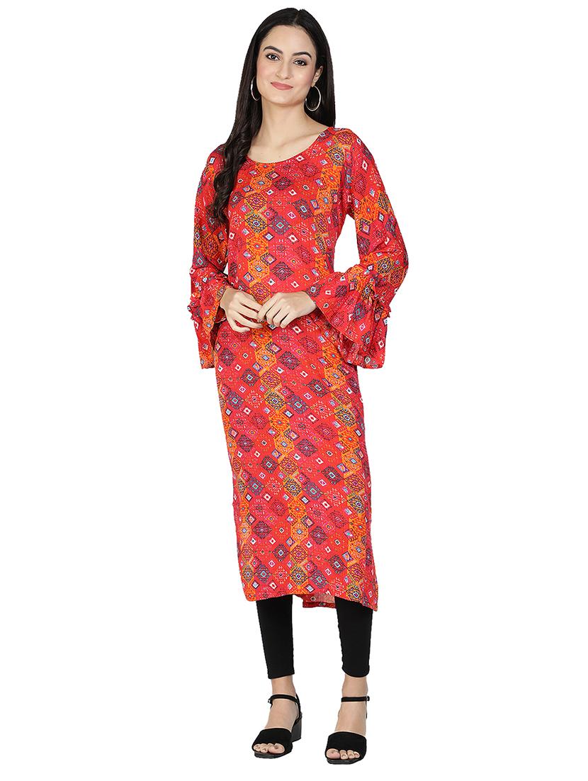 women's straight kurta - 16770076 - Zoom Image - 0