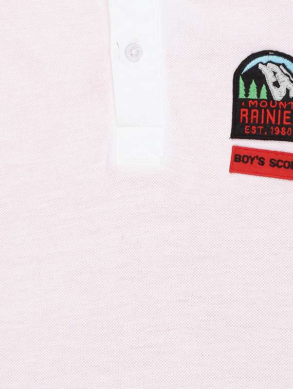 polo neck cotton t-shirt - 16772312 -  Standard Image - 2