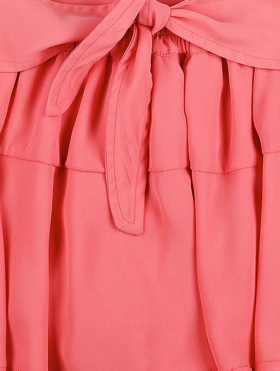 tie knot gathered shorts - 16772609 - Standard Image - 2