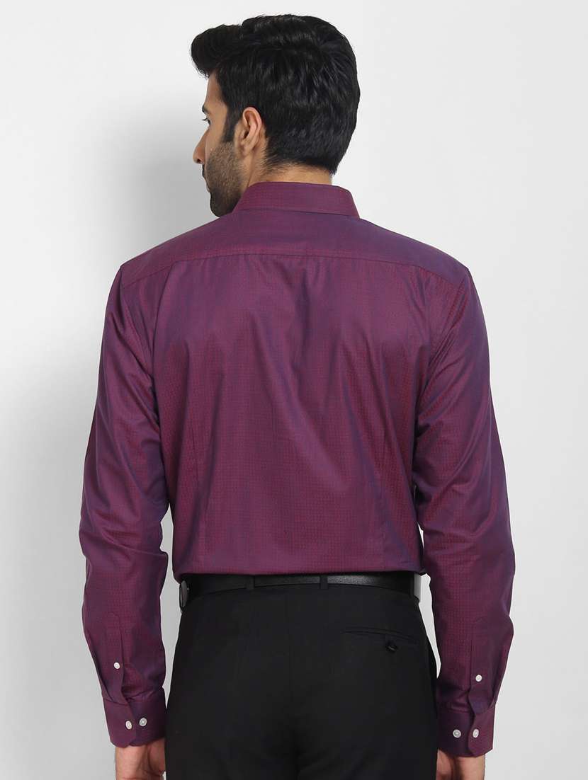 mens self design formal shirt - 16773403 - Standard Image - 2