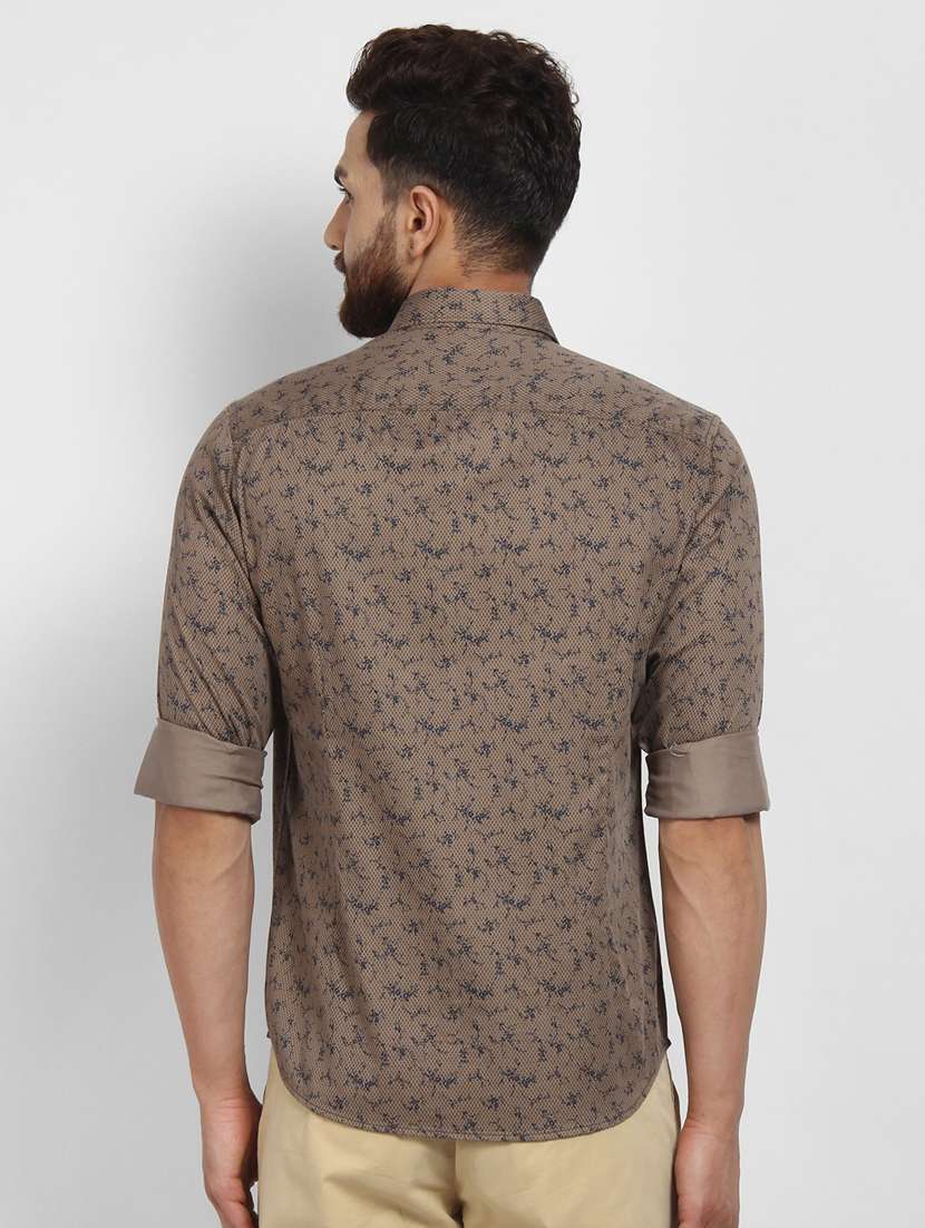 mens printed casual shirt - 16773432 - Standard Image - 2