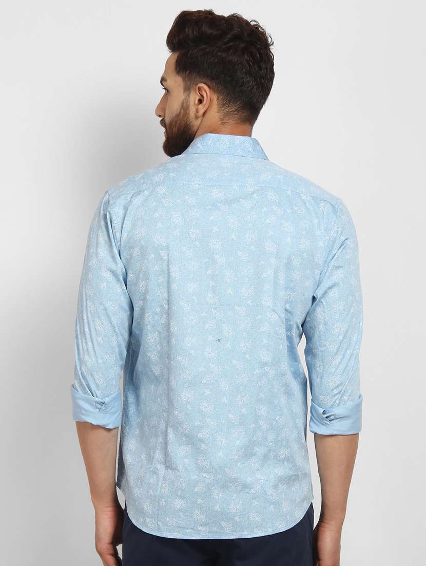 mens printed casual shirt - 16773466 - Standard Image - 2