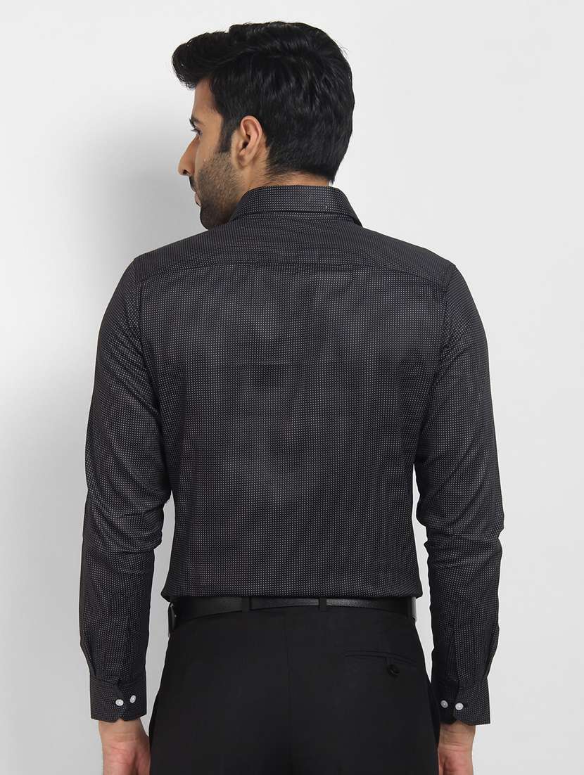 mens micro print formal shirt - 16773475 -  Standard Image - 2