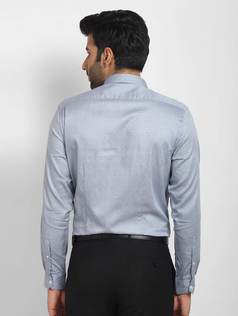 mens micro print formal shirt - 16773508 -  Standard Image - 2