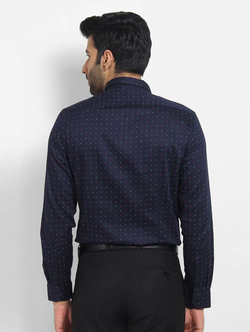 mens micro print formal shirt - 16773512 -  Standard Image - 2