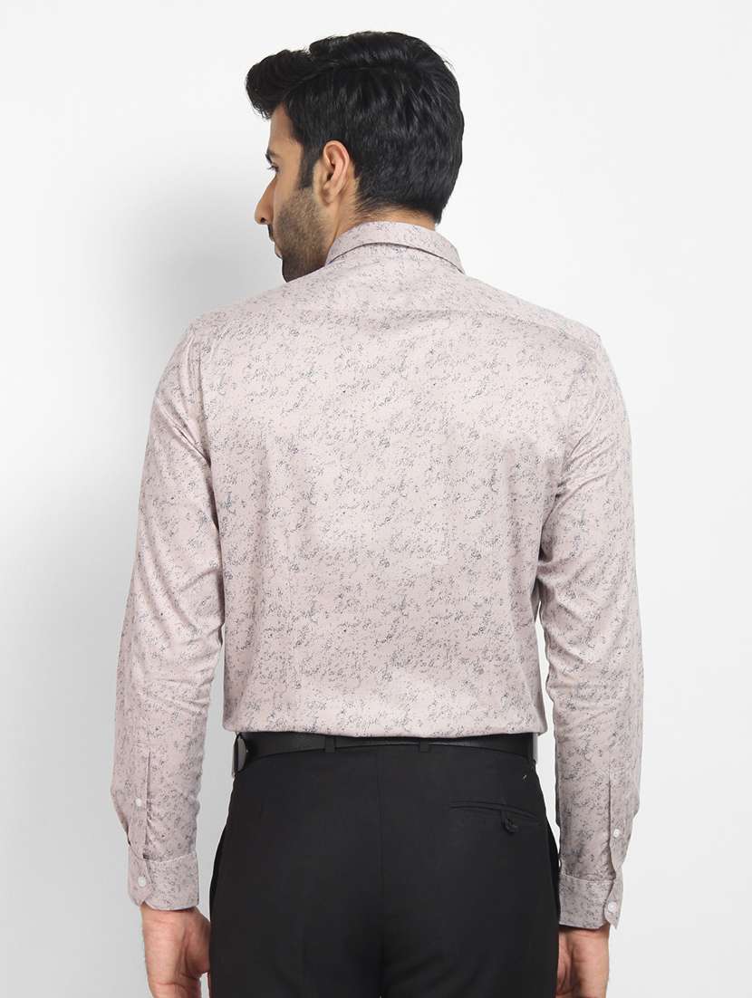 mens leaf print formal shirt - 16773513 - Standard Image - 2