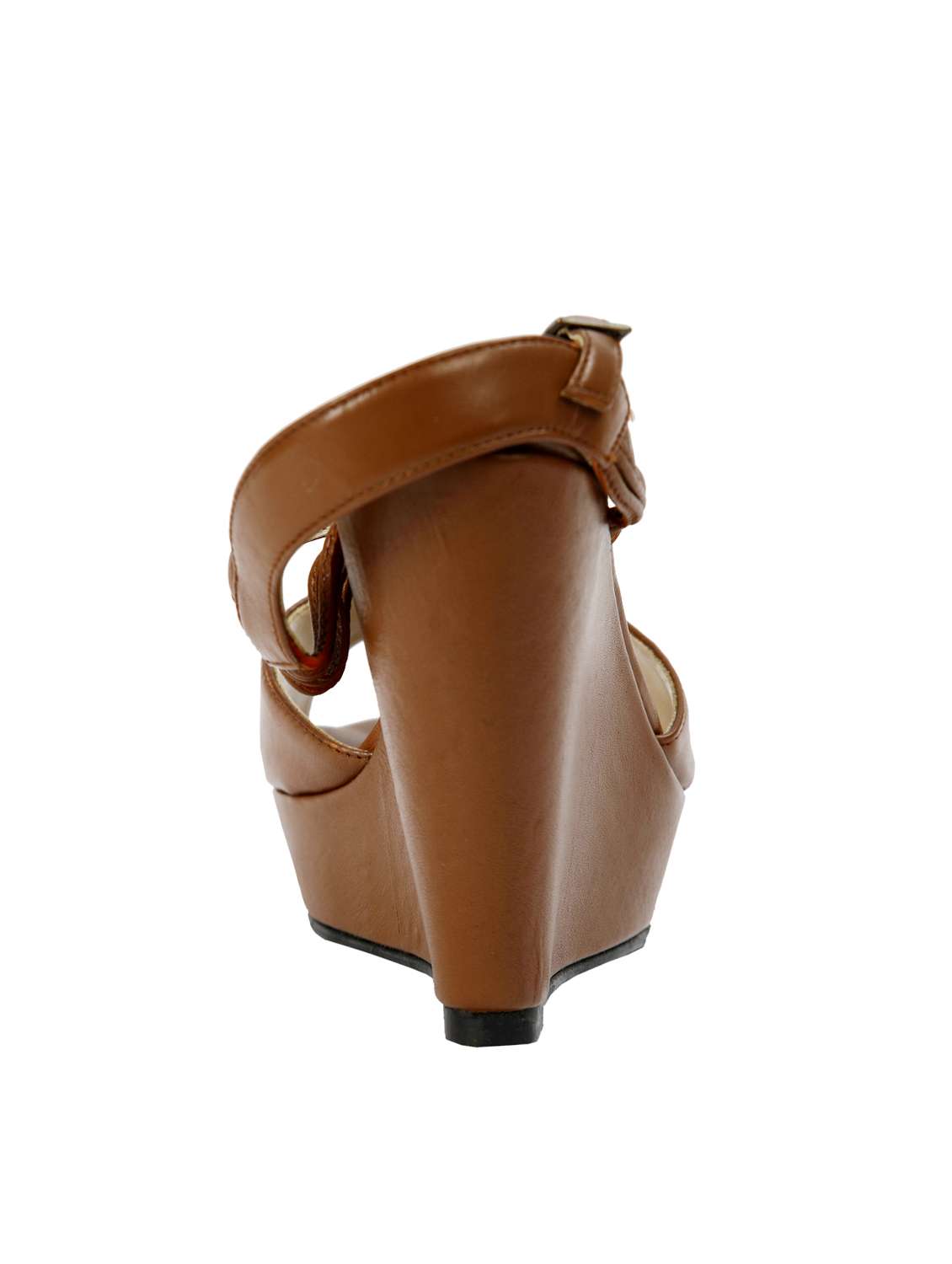 tan back strap wedges - 16774504 -  Standard Image - 2