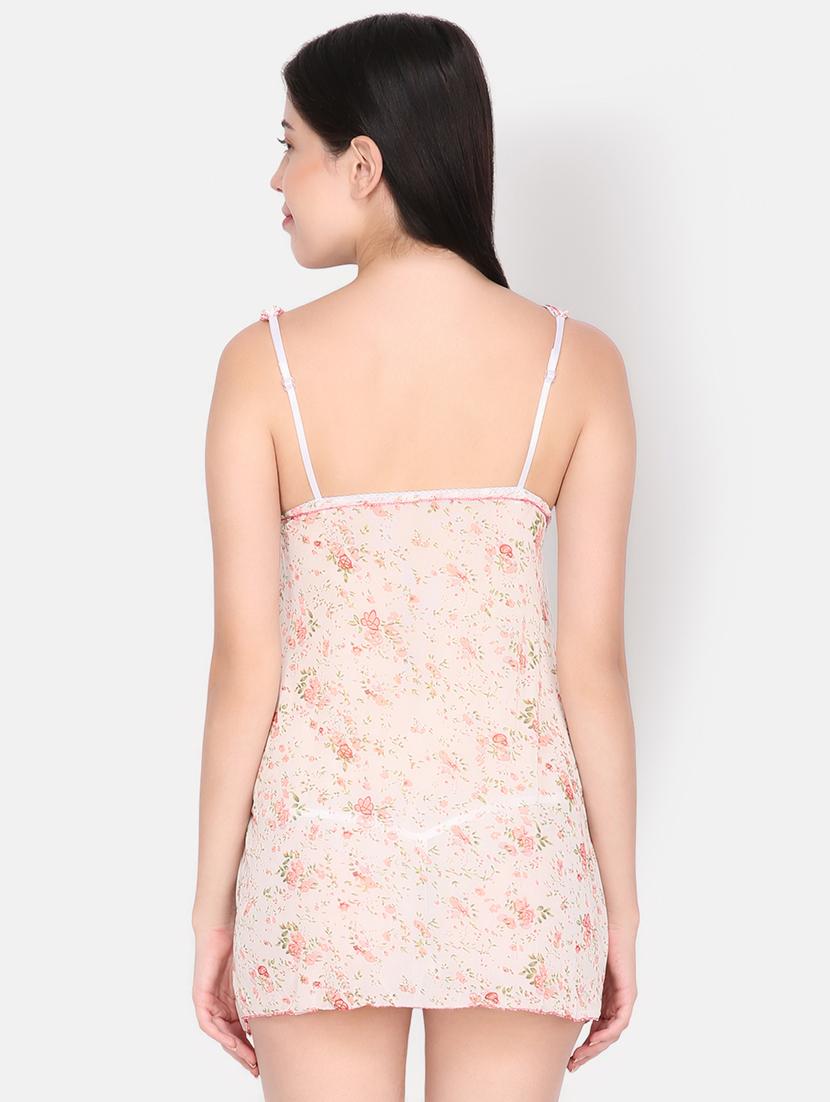 bow patch floral babydoll - 16775033 - Standard Image - 2